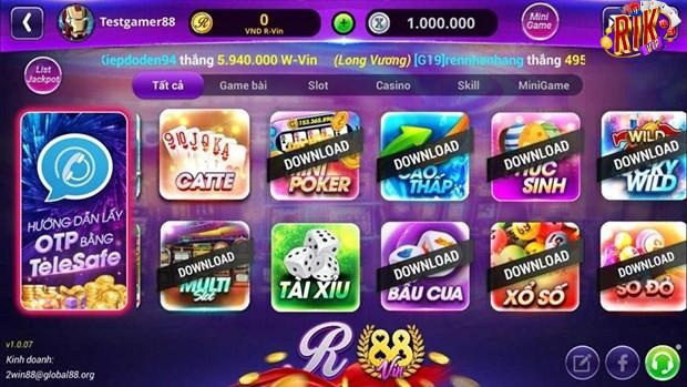 Top trò chơi nổi bật Rikvip